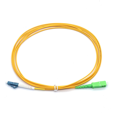 심플렉스 9/125μM St 섬유 패치 케이블 SC APC LC UPC SM 광대역 네트워크