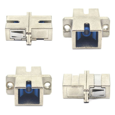 GSM Network SC UPC Simplex Metal Case Fiber Adapter with Flange Storage Temp. 40°C to 85°C