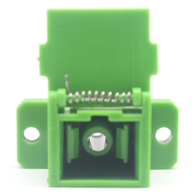 High Durability SC Fiber Optic Couplers with Filp Auto Shutter and Flange