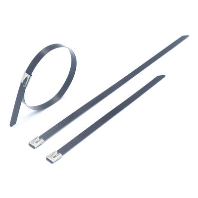 Ball Lock Stainless Steel Epoxy Coated Cable Tie for Extreme Temperature Environments
