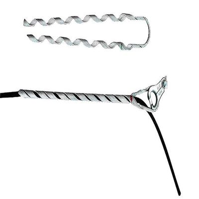 Preformed Tension Clamp for ADSS Fiber Optic Cable on Hot Dip Galvanized Flat Iron