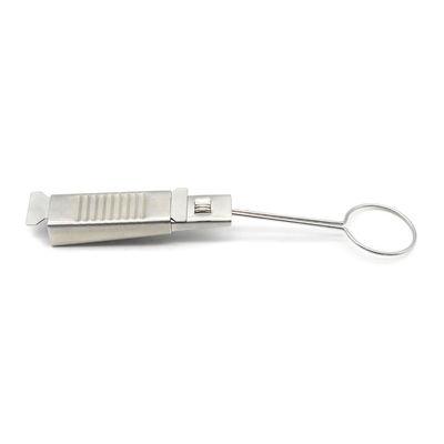 80g Metallic Shim Material Heavy Duty Usage Stainless Steel Telecom Drop Wire Clamp