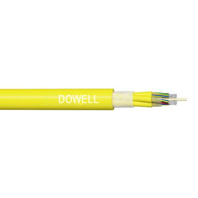 Multi Purpose Yellow Fiber Optic Cable Stranded For Lan Nework