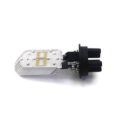 144F Capacity Fiber Optic Splice Closure Black Heat Sealing Cap Type 3 In 3 Out