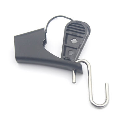 ABS Plastic Fiber Drop Wire Clamp High Tension Q235 Hot Dip Galvanized Steel