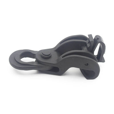 Black Outdoor Plastic Drop Wire Clamp Suspension Clamp Bracket