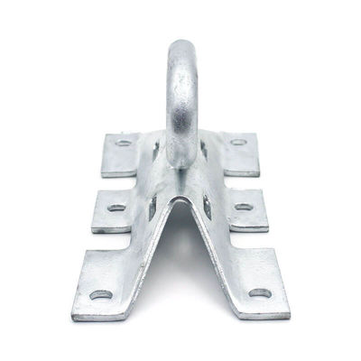 Hot Dip Galvanized Fiber Optic Anchor Hook For ABC Cable Pole