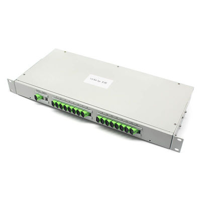 Rack Type 19 Inch 1U 2U Fiber PLC Splitter SM CATV System