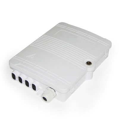 FTTH 8 Cores Fiber Optic Distribution Box with Optional Adapters and Pigtails for Wall or Pole Mounting