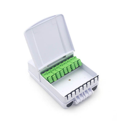 FTTH 8 Ports optical fiber distribution box Plastic