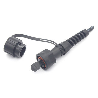 Fiber Optic MPO ODVA Waterproof IP67 Reinforced Connector