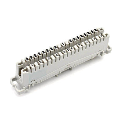 Phosphor Bronze 10 Pair Krone Module ABS 0.5um 1.25um 5um Silver Plating