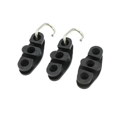 Outdoor Insulated Drop Wire Anchor Clamp ABS And Galvanised Steel