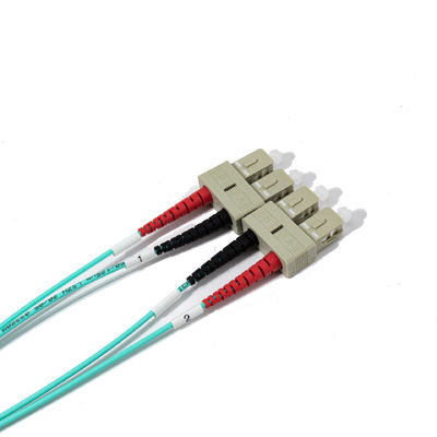 MM DX 2.0mm SC UPC To SC UPC Fiber Optic Patch Cord 7meter LSHZ