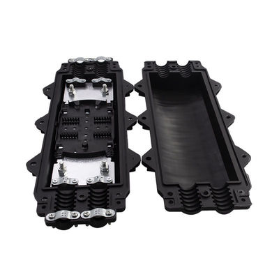 12 Cores Horizontal Type Fiber Optic Splice Closure 2 in 2 out