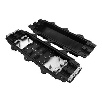 12 Cores Horizontal Type Fiber Optic Splice Closure 2 in 2 out