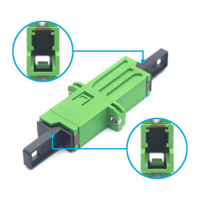 E2000 APC Simplex Fiber Optic Adapter 0.2dB Insertion Loss