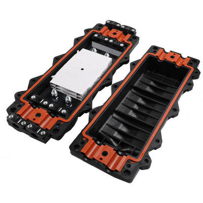2 In 2 Out Horizontal Fiber Optic Splice Closure for 12 Cores To 120 Cores with -40℃ to +65℃ Temperature Range