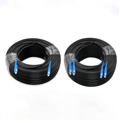 LSZH Low Loss G657A1/A2 SC APC To SC APC FTTH Flat Drop Patch Cord