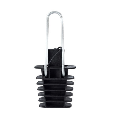 Telecom Network UV Resistant Fiber Optic Aerial Suspension Cable Clamp