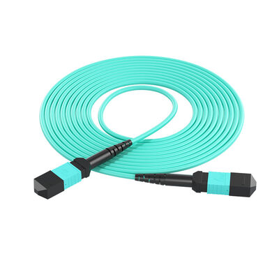 8F/12F/16F/24F MPO‑MPO OM3/OM4 Multimode Fiber Patch Cord 1m/2m/3m/5m/10m