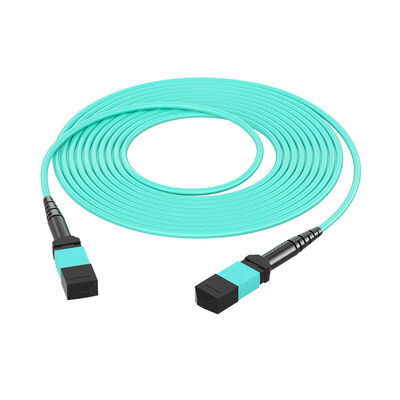 8F/12F/16F/24F MPO‑MPO OM3/OM4 Multimode Fiber Patch Cord 1m/2m/3m/5m/10m