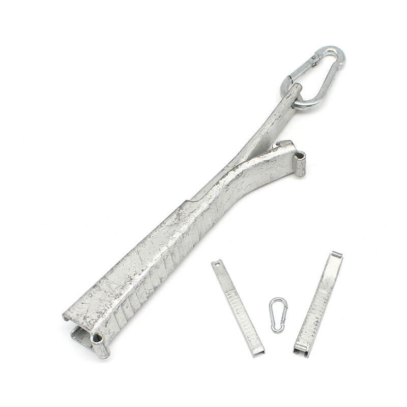 Corrosion Resistant Fiber Drop Wire Clamp Durable Arc Clip Wedge Type