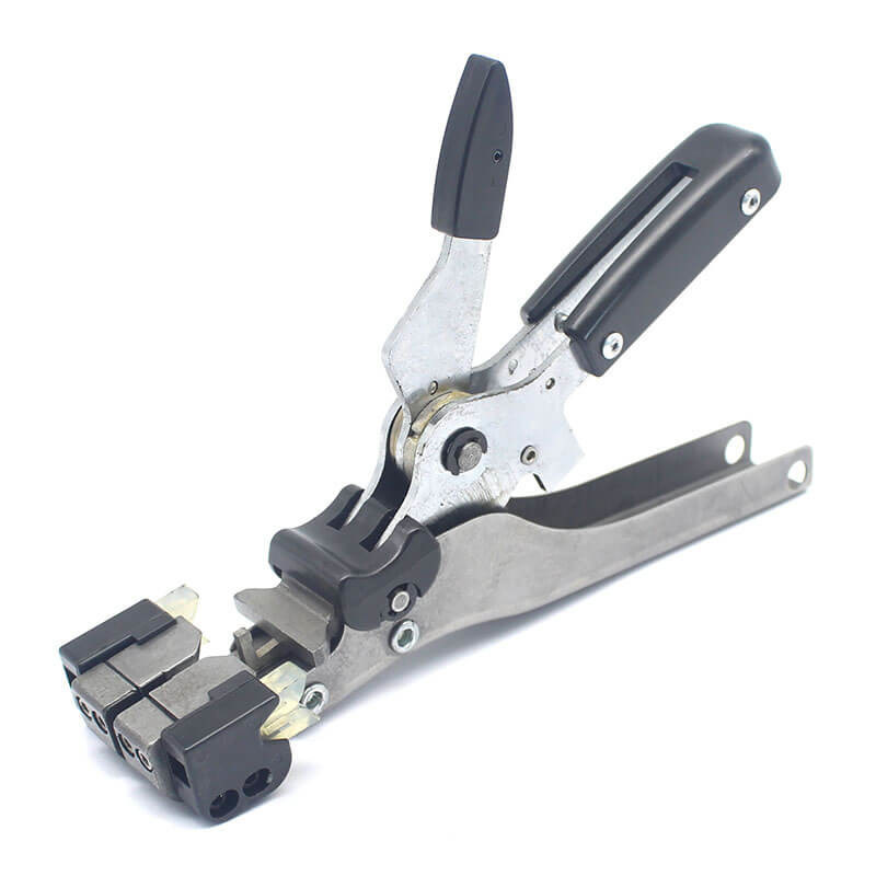 Black Thermoplastic Butt Connector Crimper Cable Crimper Tool For Bule Picabond Connectors