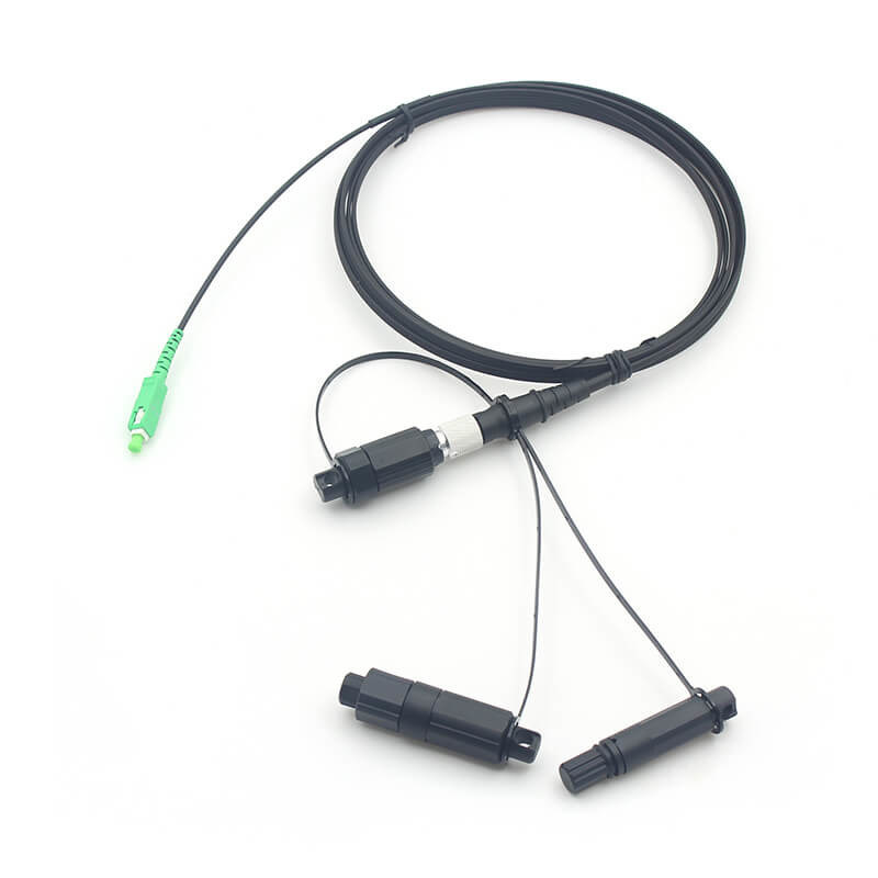 3-in-1 Fast Connector Pre-connectorized FTTH Drop Cable G657A2 SM