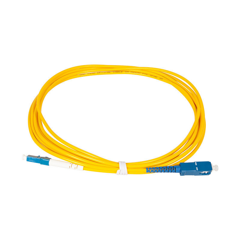 Customizable Length LC UPC To SC UPC Optical Patch Cord SM SX 3M, 5M,10M