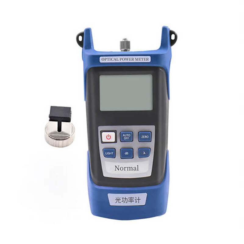 Handheld Fiber Optical Power Meter OPM with 850~1625nm Wavelength Range and SC/FC/ST Connectors for Portable Field Testing