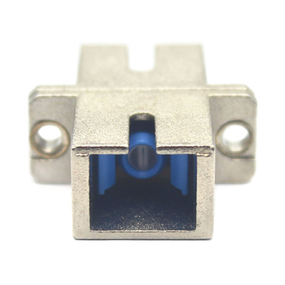GSM 네트워크 SC UPC 플랜지 저장 온도 40°C ~ 85°C의 단순 금속 케이스 섬유 어댑터