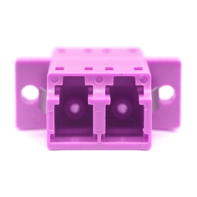 OM4 Apc 광섬유 연결 Multimode Duplex 어댑터 네트워크 플랜지