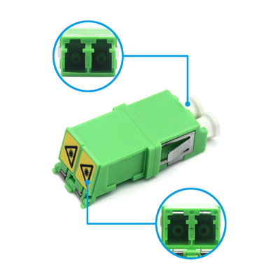 FTTH LC 듀플렉스 광섬유 어댑터 플립 자동 셔터