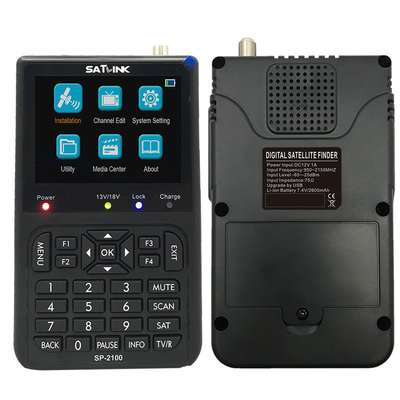 신호 탐색기 SATLINK SP-2100 DVB-S2 HD 위성 계측기 950-2150 MHz LNB 입력
