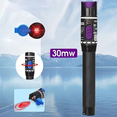 광섬유 레드 라이트 펜 10mW 시각 오류 탐지기 50km VFL 30 KM 시간 1 년 1 시간