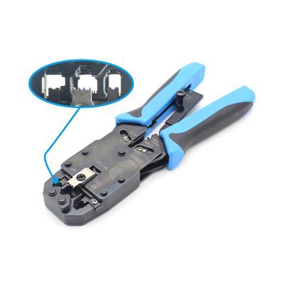 RJ-45 RJ-12 RJ-11 8P8C 6P6C 4P4C 중형 강철 소재로 만든 스트립퍼와 케이블 절단기