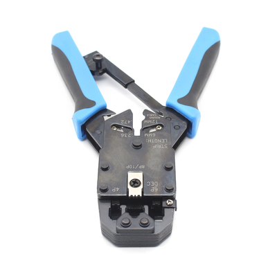 RJ-45 RJ-12 RJ-11 8P8C 6P6C 4P4C 중형 강철 소재로 만든 스트립퍼와 케이블 절단기