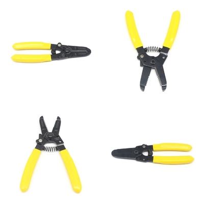 산업용 전력 전선 스트립퍼 블랙 옥시드 20-30 AWG 0.80-0.25 mm 노란색 손잡이