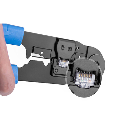 네트워크 LAN 케이블 8P8C Cat5/5e/6/6a catx Rj45 Rj11을 위한 산업용 크림프링 도구
