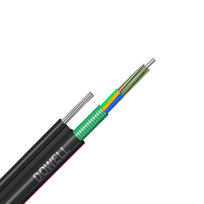 SM MM FTTH 광섬유 케이블 PE 껍질 야외 장갑 광섬유 케이블
