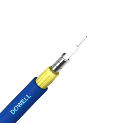 심플렉스 FTTH 광섬유 케이블 1 코어 PVC LSZH 껍질과 실내