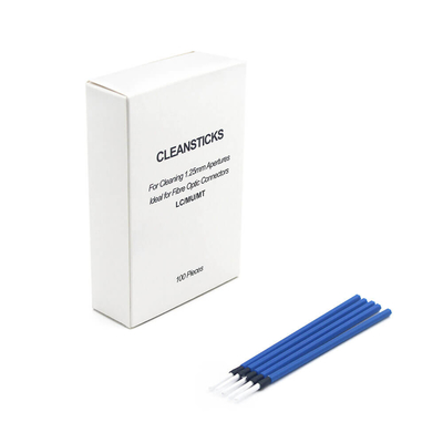 LC 커넥터 1.25mm 지름의 일회성 불 광섬유 청정 스틱