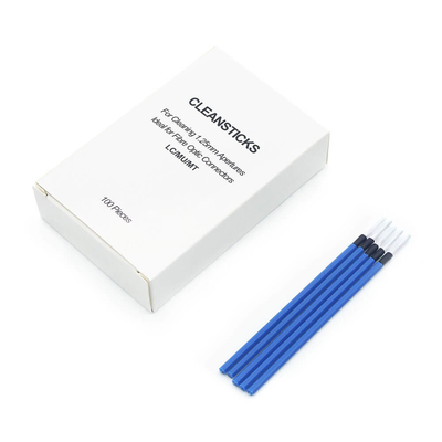 LC 커넥터 1.25mm 지름의 일회성 불 광섬유 청정 스틱