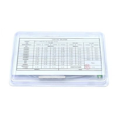 1X8 1X16 1X32 1x64 SC APC 커넥터 없이 PLC 광 분할기