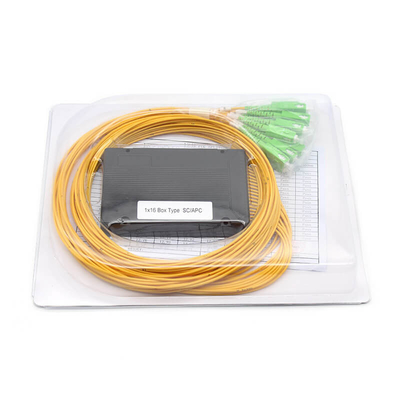 박스 타입 광섬유 PLC 분할기 1.5 미터 SC APC 커넥터
