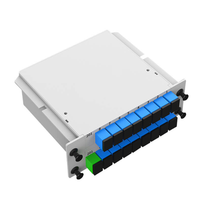 카세트 타입 1x4 광학 스플리터 1x16 PLC 스플리터 SC APC