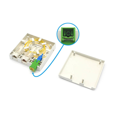 FTTH 실내 광섬유 출구 벽에 장착된 광섬유 종료 상자