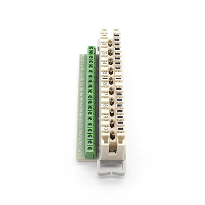 KRONE LSA 모듈 IDC 스크루 터미널 유연한 녹색