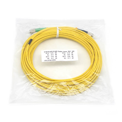 PVC 광섬유 패치 코드 습기 저항 FC APC FC UPC 튼튼성